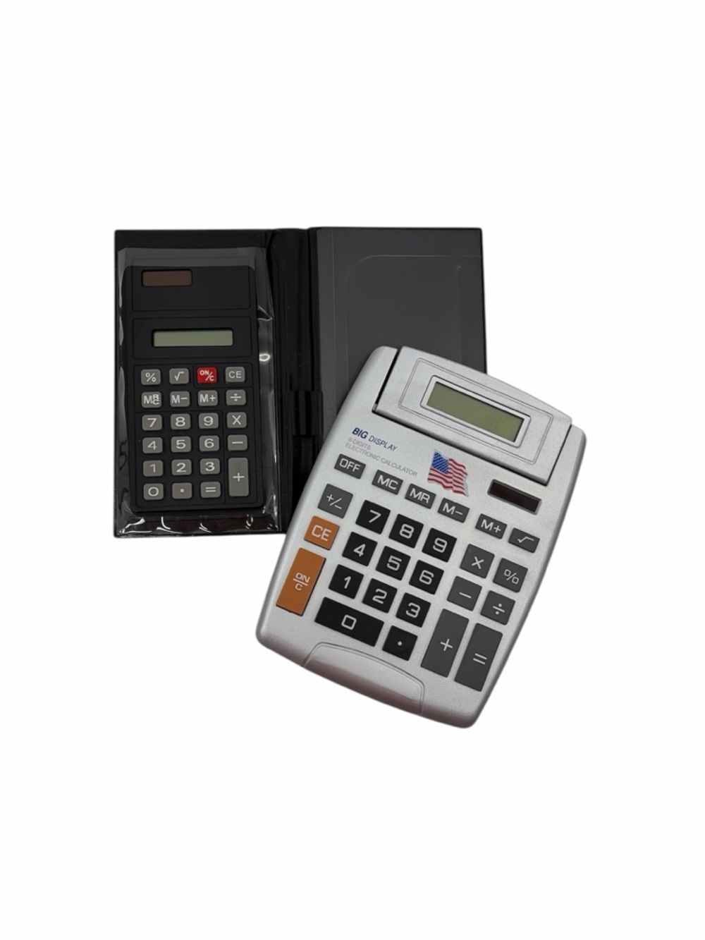 Big Display 8Digits Desktop Electronic Calculator & Calculator w/Removable Case